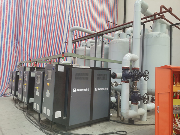 鋰電負極原材料反應釜油溫機